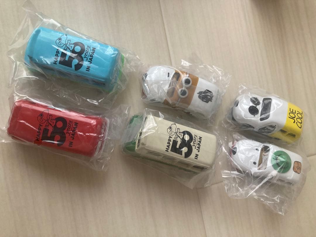 スヌーピー 日本上陸50周年記念 ドリームトミカ 全6種セット