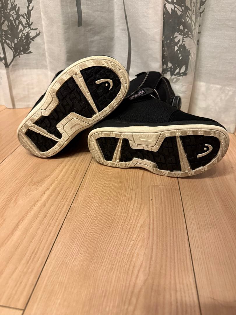 美品 スノーボードブーツ キッズ 子供用 黒black 18.5~19.5cm