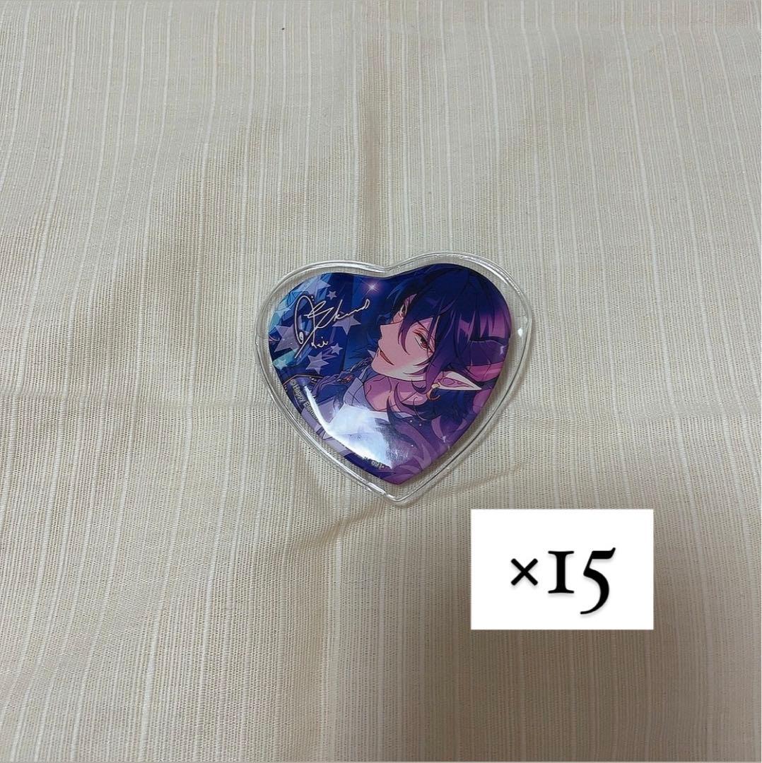 あんさんぶるスターズ ハート缶バッジ とるパカ 朔間零 15セット