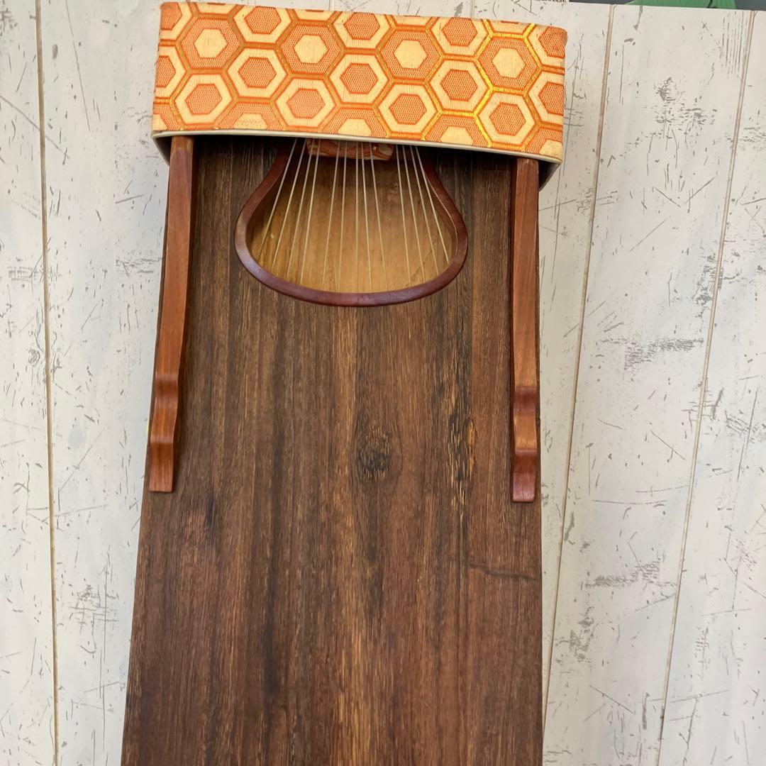 昭和レトロ すだれ彫り 13弦 琴 和楽器 弦楽器 伝統工芸 レトロ