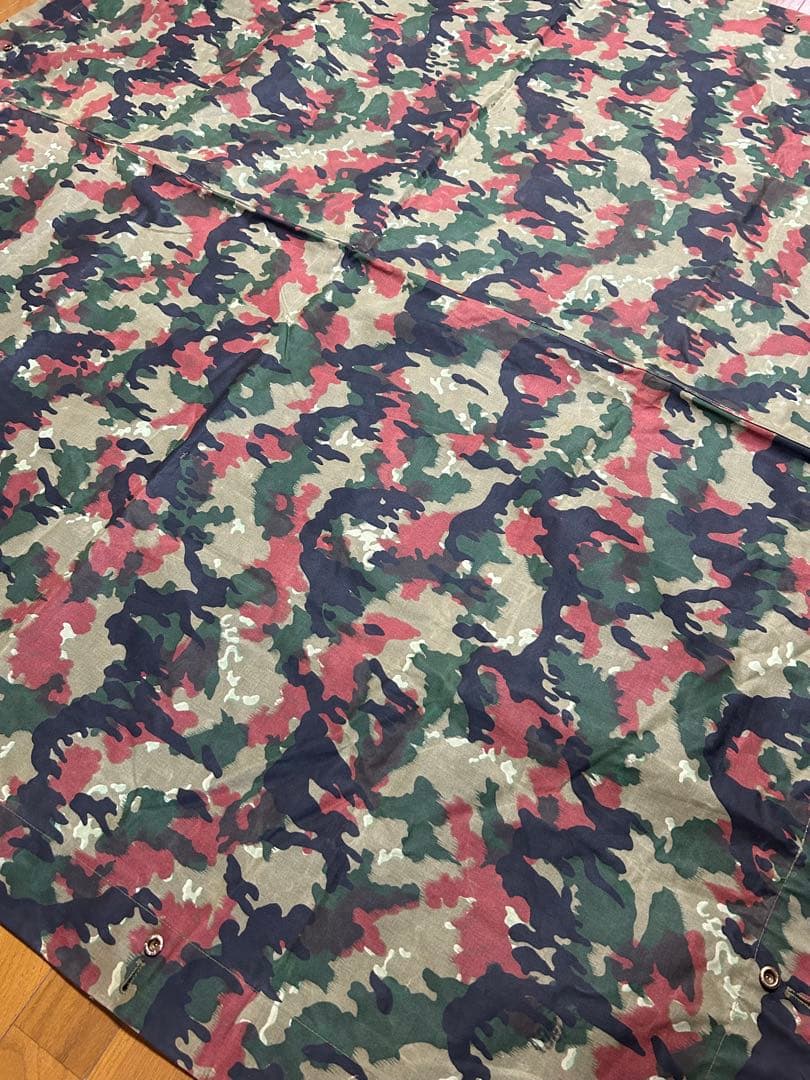 ①スイス軍幕 アルペンカモ 1枚