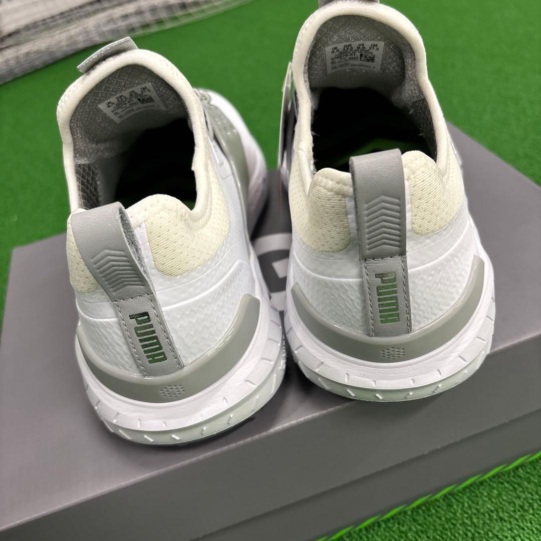 PUMA ゴルフシューズ ホワイト アイコニック27.5