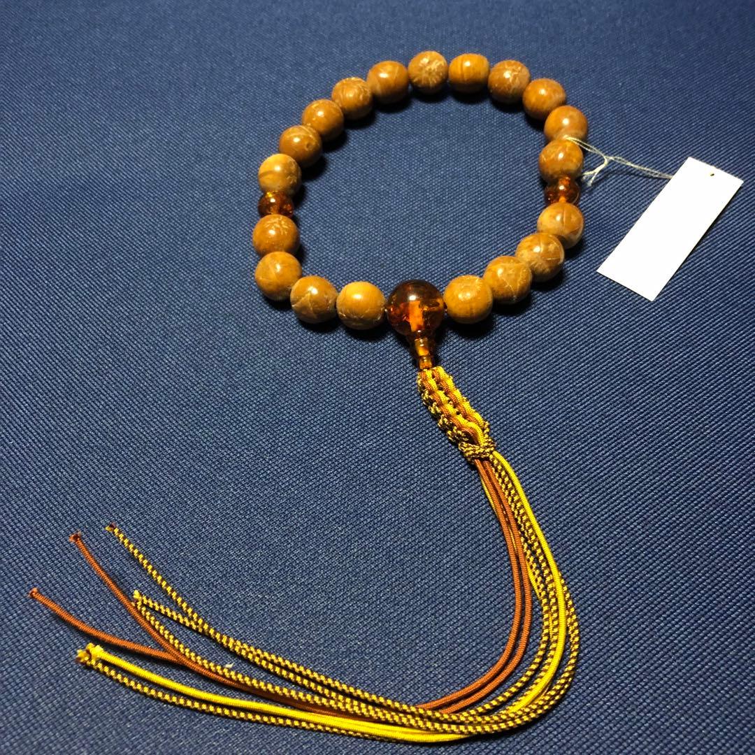 龍眼菩提樹　琥珀　念珠