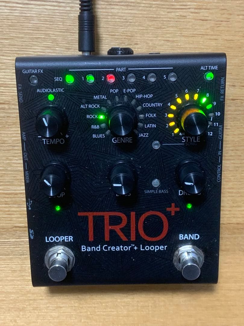 DIGITECH TRIO+ バックバンド+ルーパーペダル