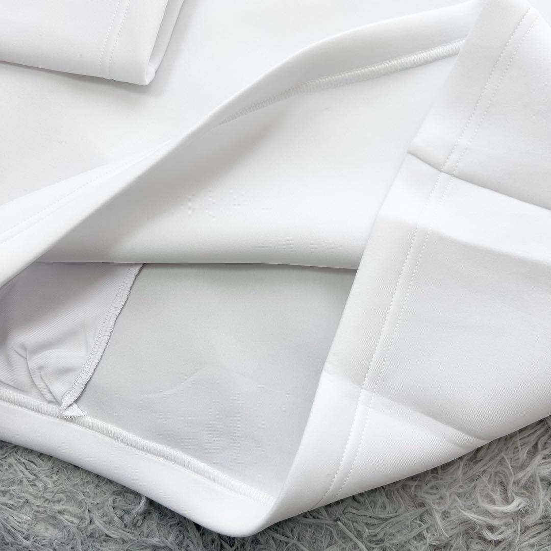 新品　PGG パーリーゲイツ　プルオーバー　ハイネック　カットソー　ホワイト　1