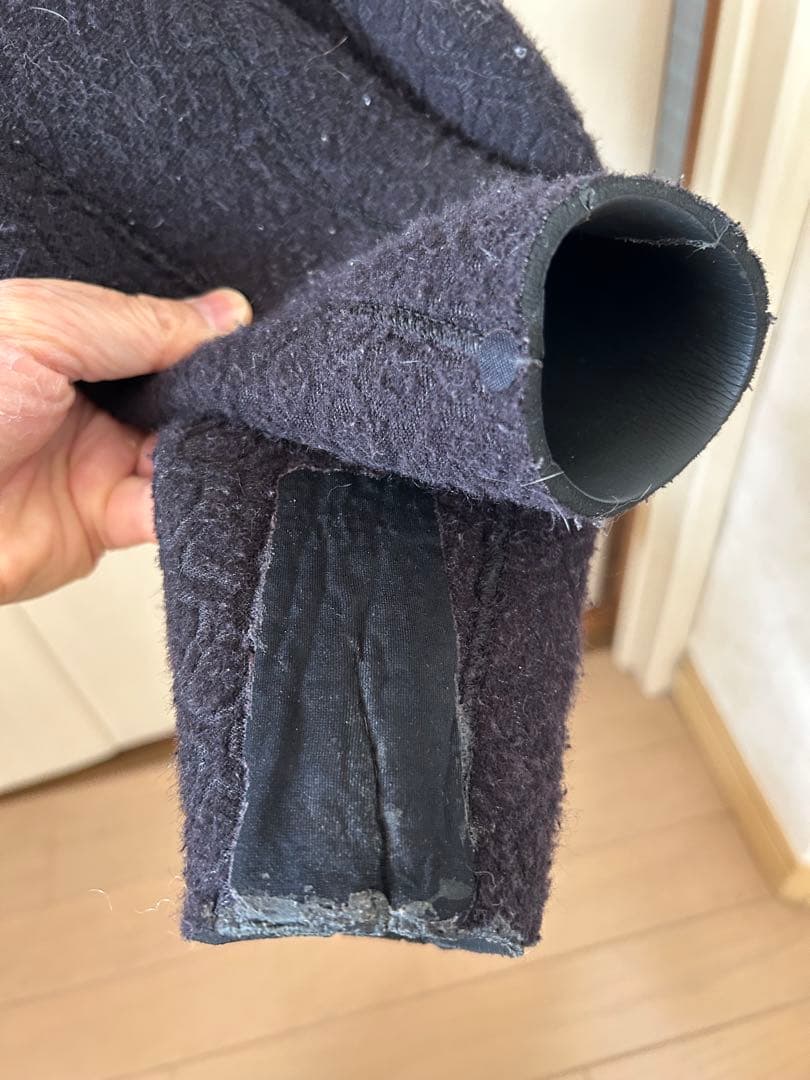 RASH ウェットスーツ　セミドライ　ML ラバー柔らか　オールブラック　激シブ