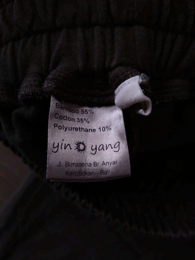 yinyang　バンブーフリースファーマーズパンツ