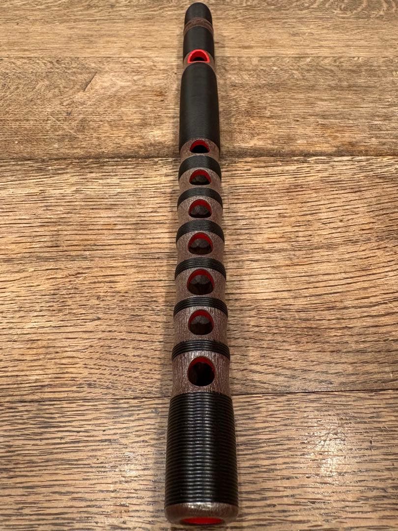 【大幅値下げ中！】龍笛 横笛 雅楽 樹脂性 クリーニング済み 絞り染めの袋付き