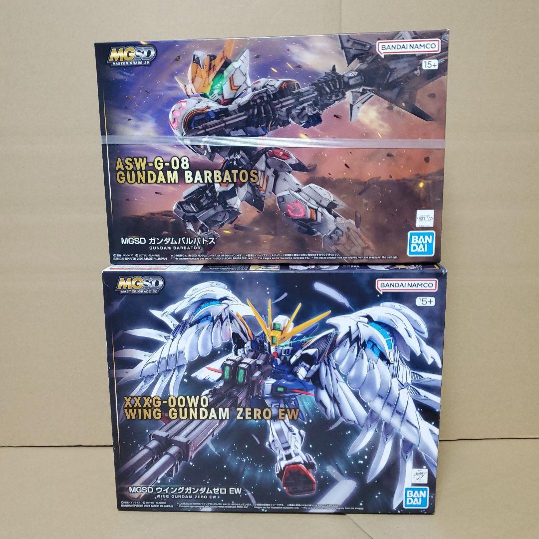 h*2様 MGSD ガンダムバルバトス & ウイングガンダムゼロEW