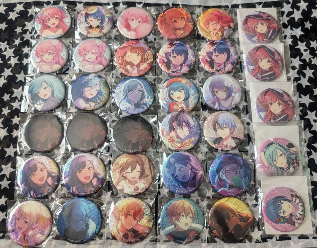 プロセカ グリッター ホロ 缶バッジ 66点 まとめ売り