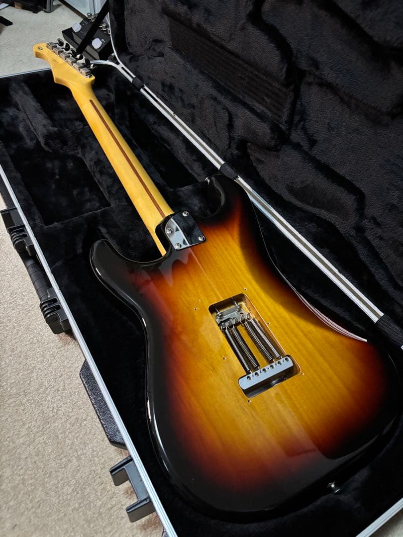 極美品 日本製ストラトCoolZ ZST-1R ロックペグ スチールブロック