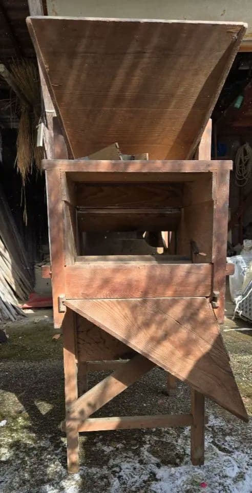 1949年全国農機具大博覧会最高賞「安野式ウチバ唐箕」木製唐箕【送料無料】