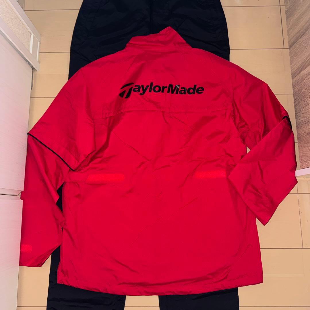 テーラーメイド ゴルフ レインウェア上下　キャップ　セットTA964