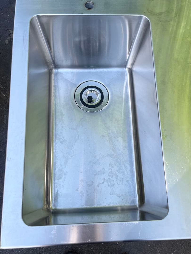 サンタさん ステンレスシンク付き作業台　1500×600×780