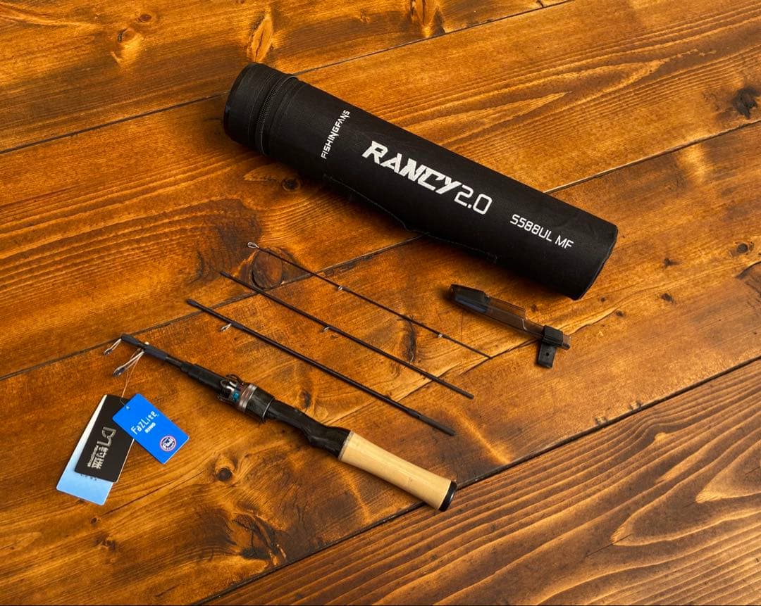 長さが変えられる　トラウトロッド　テレスコロッド　スピニングロッド 588UL