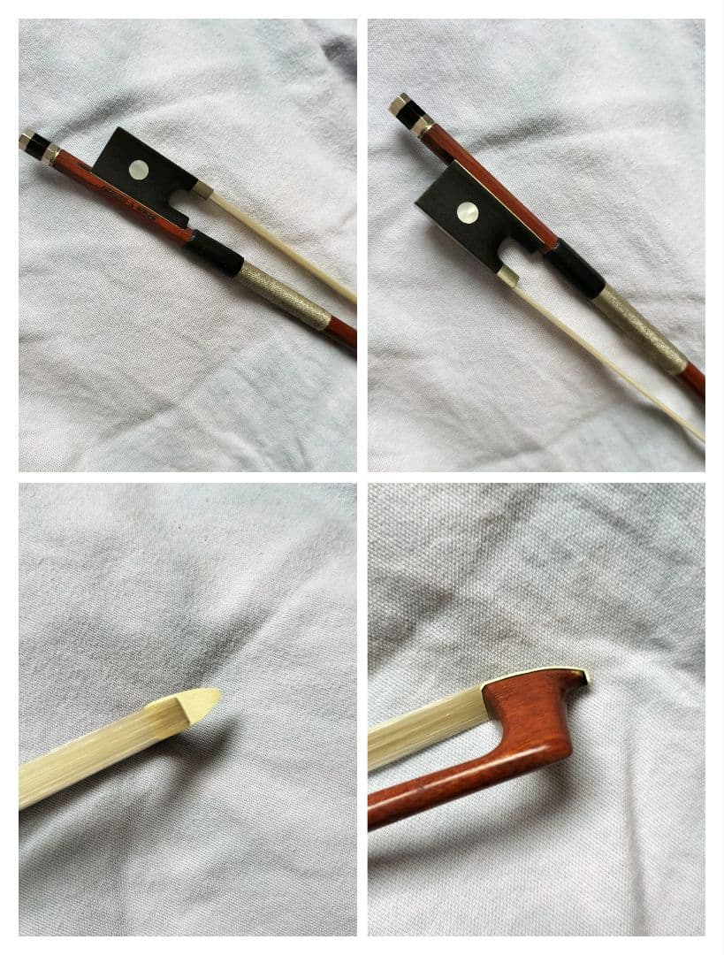 調整済超美品　1986年製　ピグマリウス　ST-02　3/4、アルシェ弓　肩当付