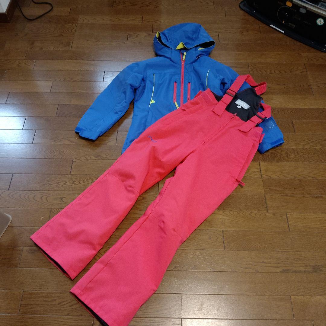 Ｐｈｏｅｎｉｘ子ども用スキーウェア 青と赤150
