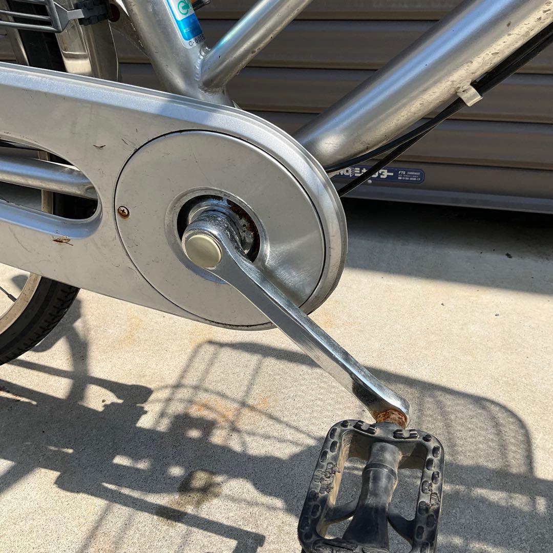 ママチャリ 27インチ カゴ/鍵/オートライト付き身長155cmから