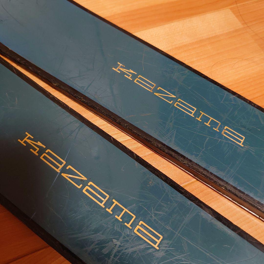 昭和レトロ　スキー板　カザマ　KAZAMA 超ロング　205cm 　希少