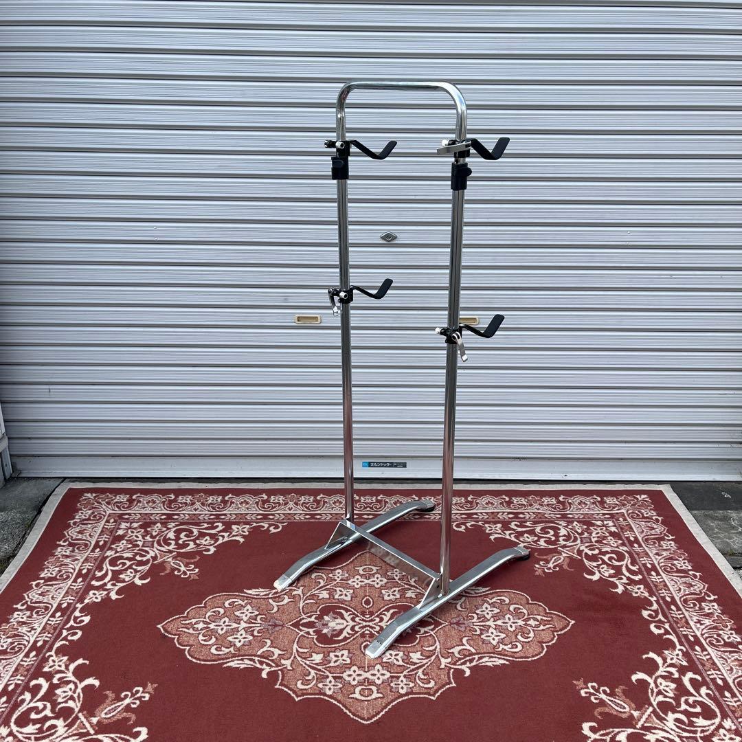 2台収納可能◼︎自立型 置き型 サイクルスタンド メンテナンス ディスプレイ