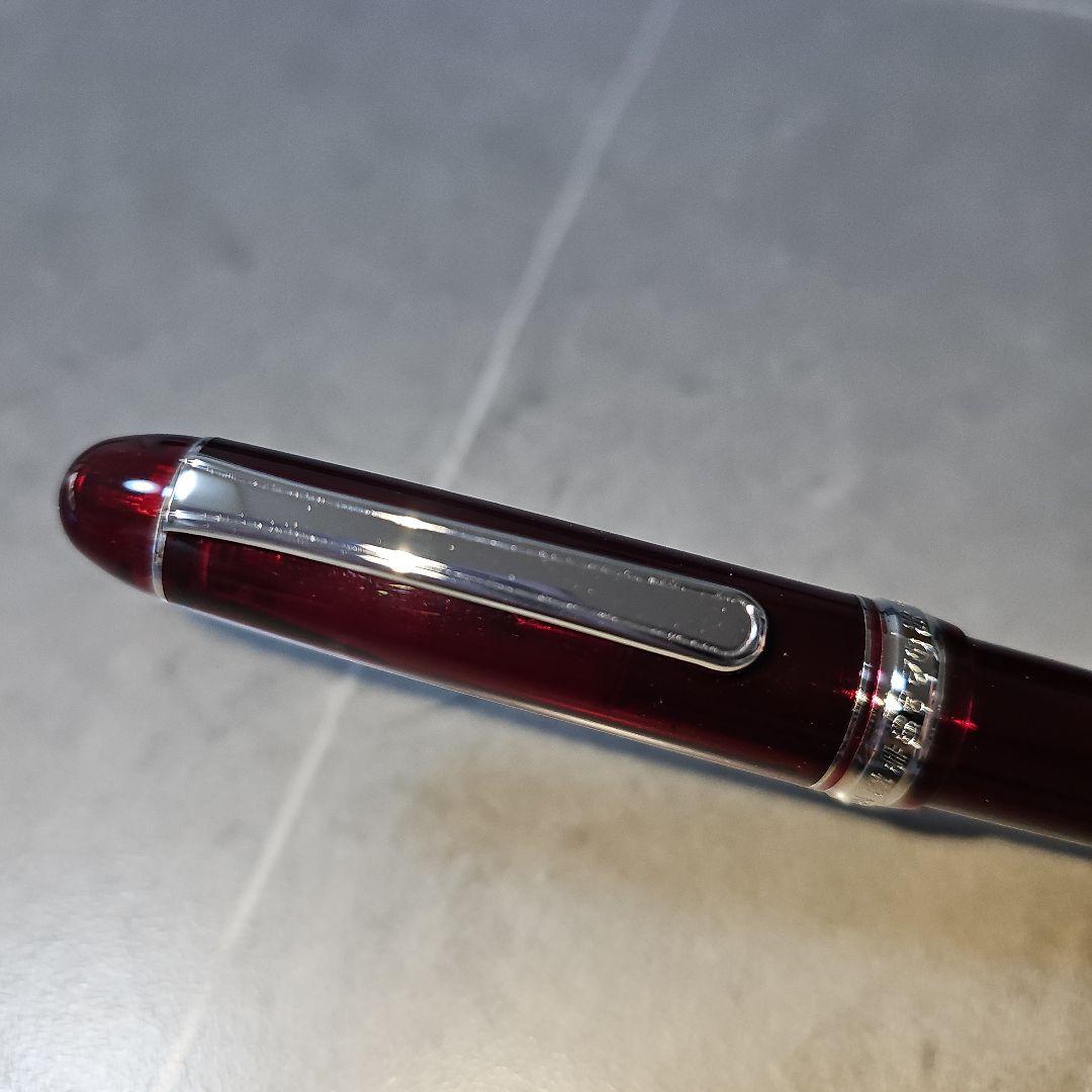 プラチナ万年筆 センチュリー#3776 UEF 超極細 ブルゴーニュ