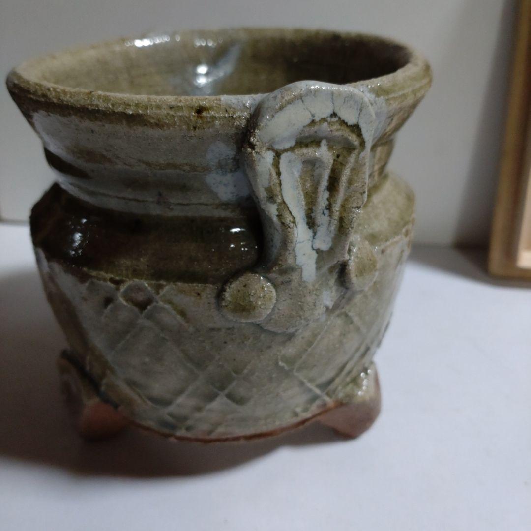 人間国宝　『濱田庄司』作　灰釉香炉