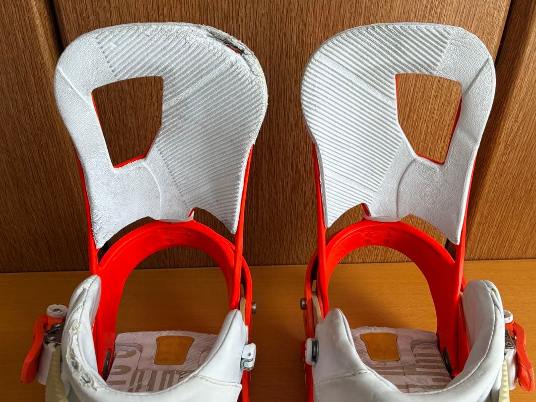 BURTONバインディング【CARTELカーテル（メンズMサイズ）】オレンジ×白