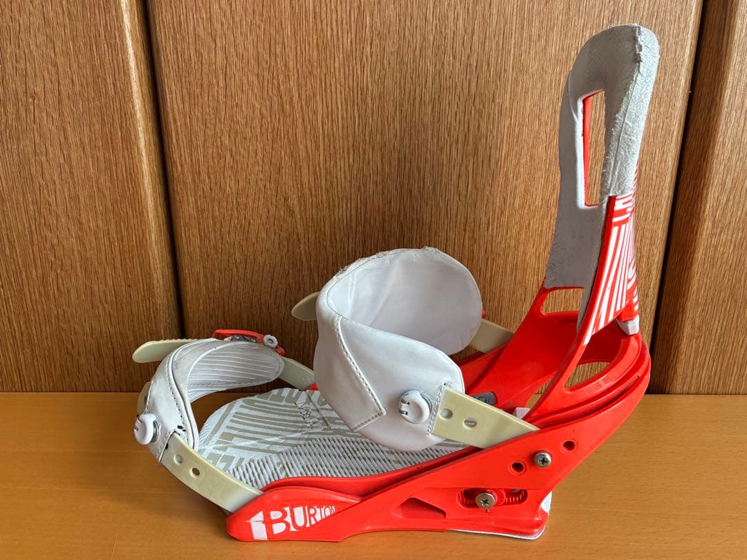 BURTONバインディング【CARTELカーテル（メンズMサイズ）】オレンジ×白