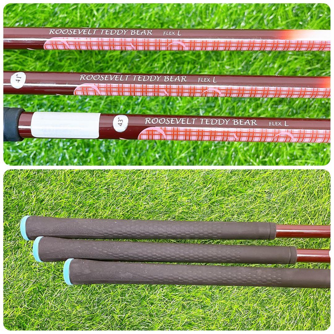 バッグ未使用　パーソンズ　ルーズベルトテディベア　レディースゴルフクラブセット