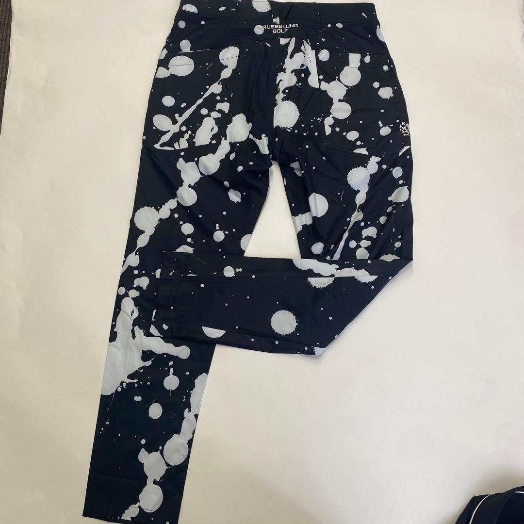 ラッセルノ　ブラック ナイロン　ゴルフ　トップス　パンツ