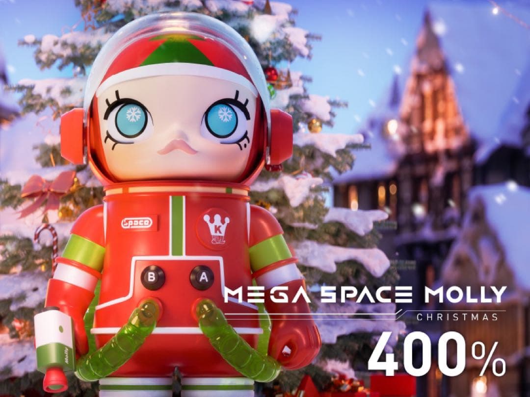 その他 POPMART MEGA SPACE MOLLY 400% Christmas