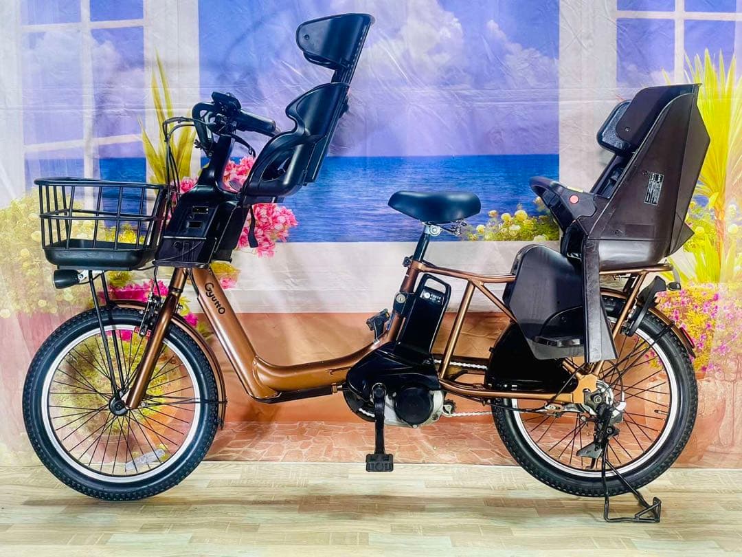 ギュットアニーズ2019年⭐️16AH！子供乗せ電動アシスト自転車Y3246