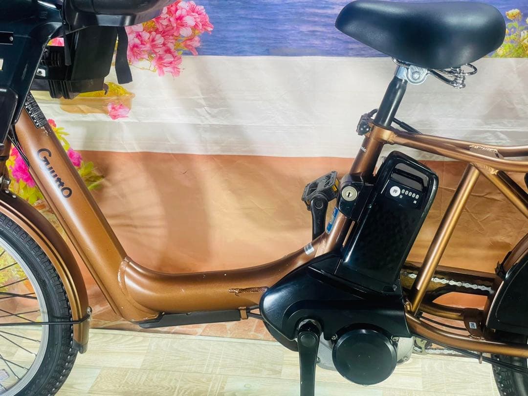 ギュットアニーズ2019年⭐️16AH！子供乗せ電動アシスト自転車Y3246