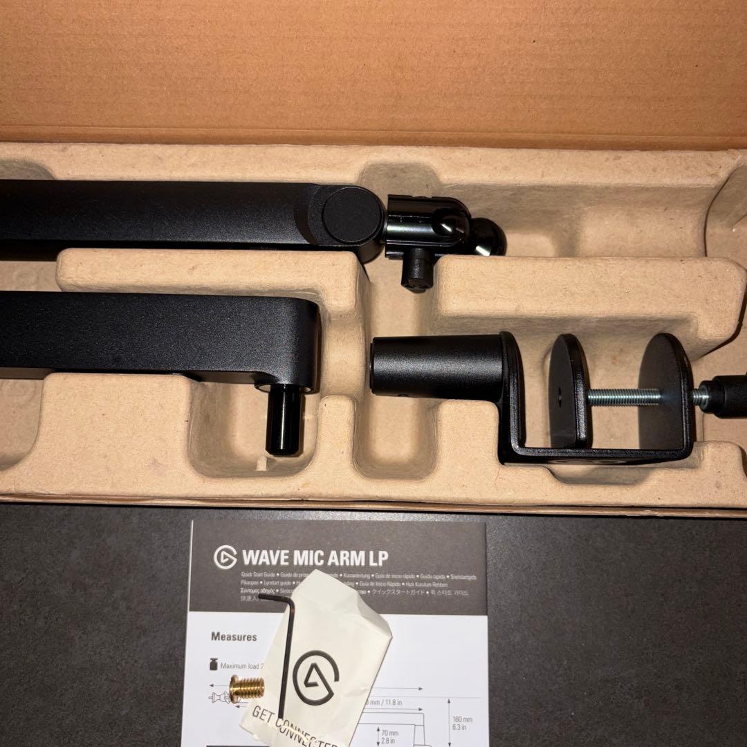 【超美品】Elgato Wave Mic Arm LP薄型デザイン　マイクアーム