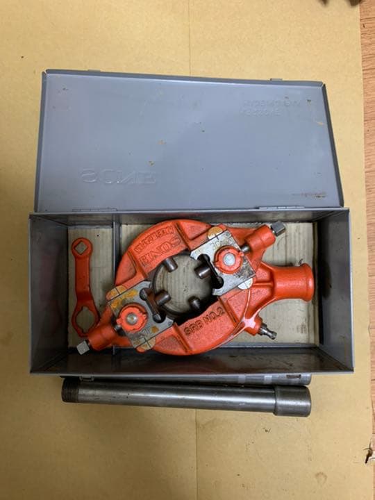 曽根　SONE  手動ネジ切り機　SMS SRB NO2 パイプマシン　ねじ切り