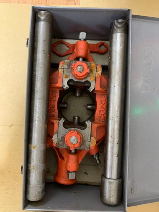 曽根　SONE  手動ネジ切り機　SMS SRB NO2 パイプマシン　ねじ切り