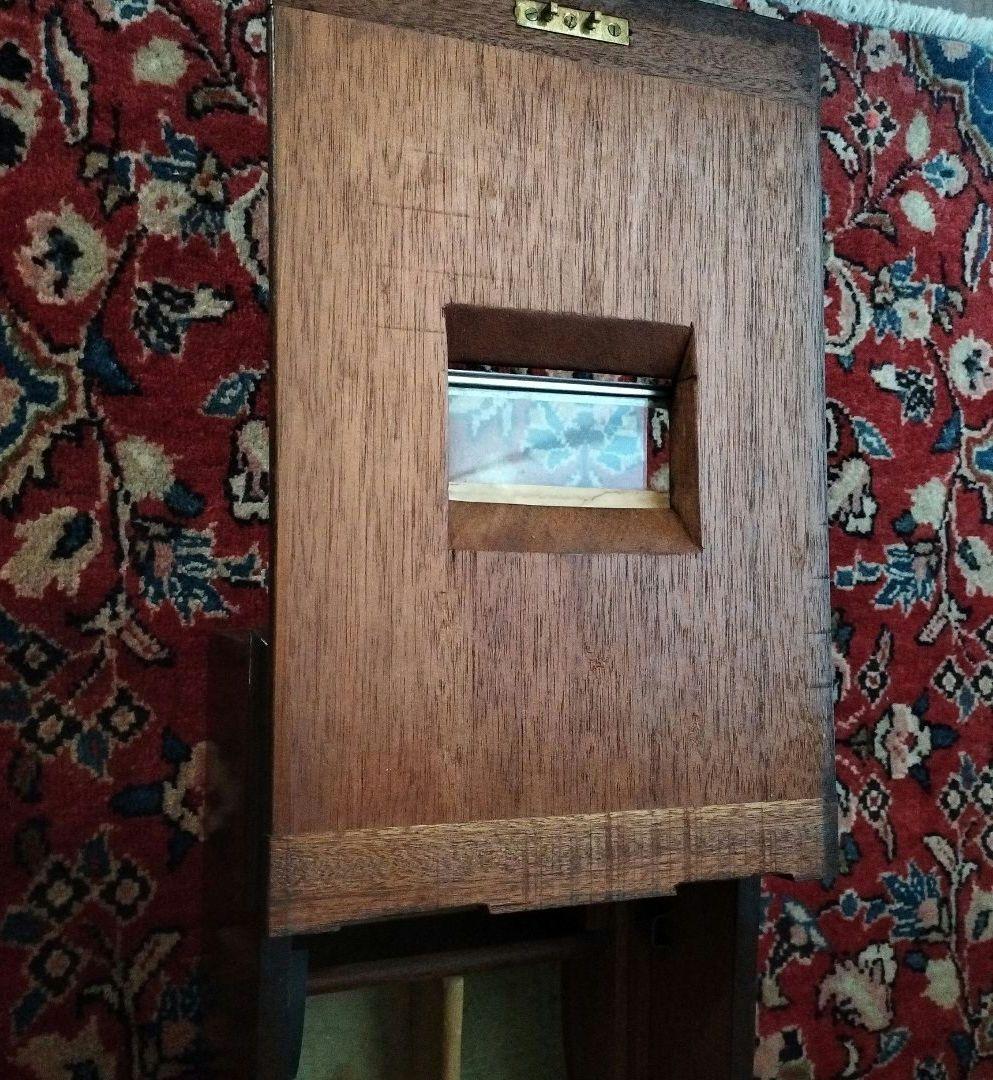 イギリスの古い木製レジスター　Cash Till