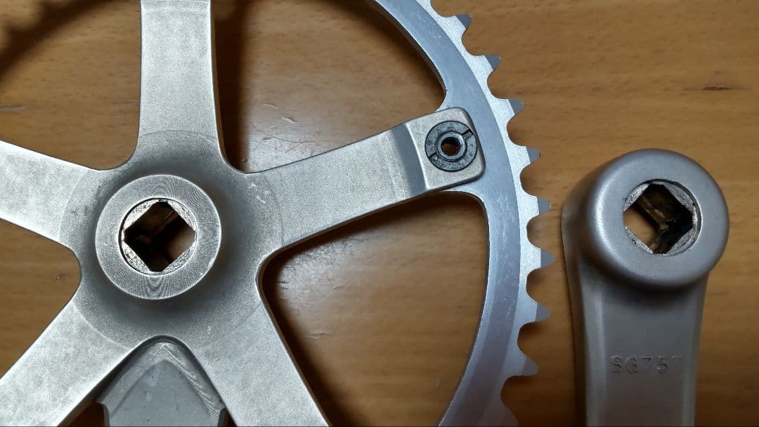 スギノ グランドマイティ 165mm SUGINO ピスト クランク NJS