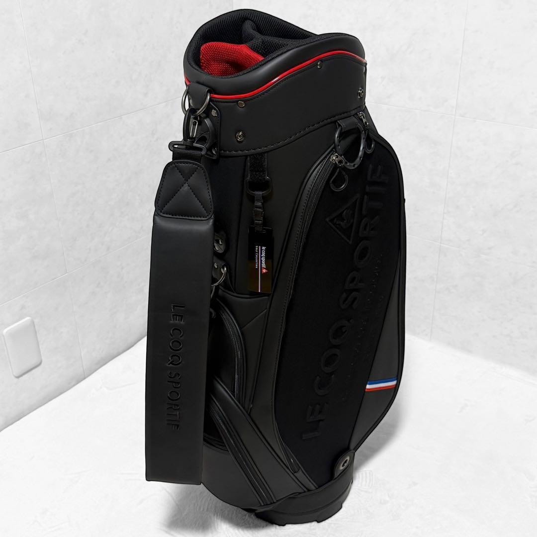 【2in1】黒 le coq sportif ゴルフ キャディバッグ