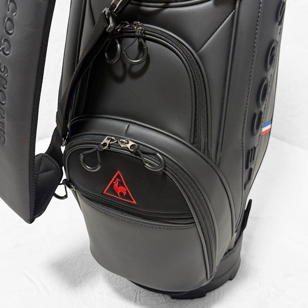 【2in1】黒 le coq sportif ゴルフ キャディバッグ