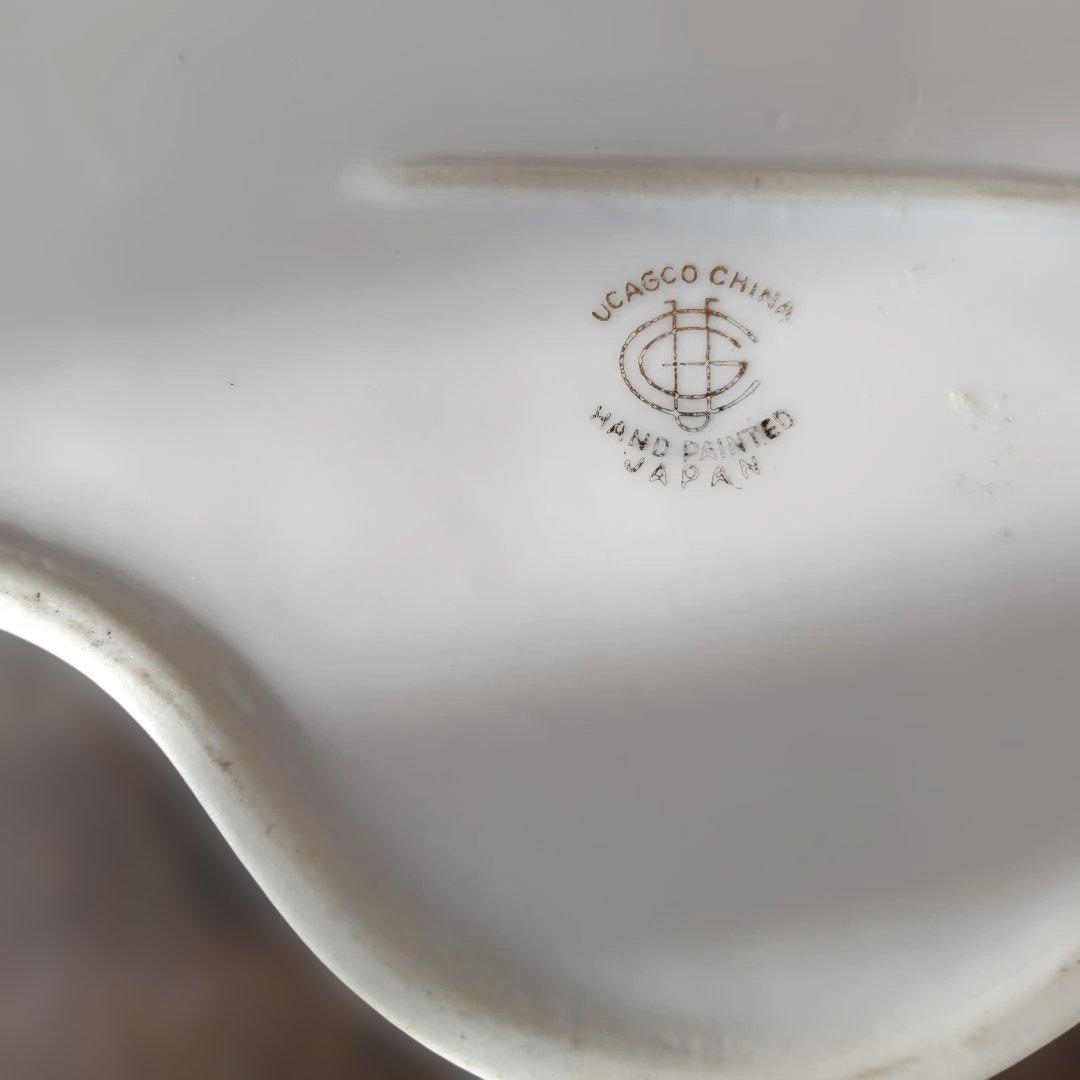 UCAGO 葦に水鳥図 蓋物