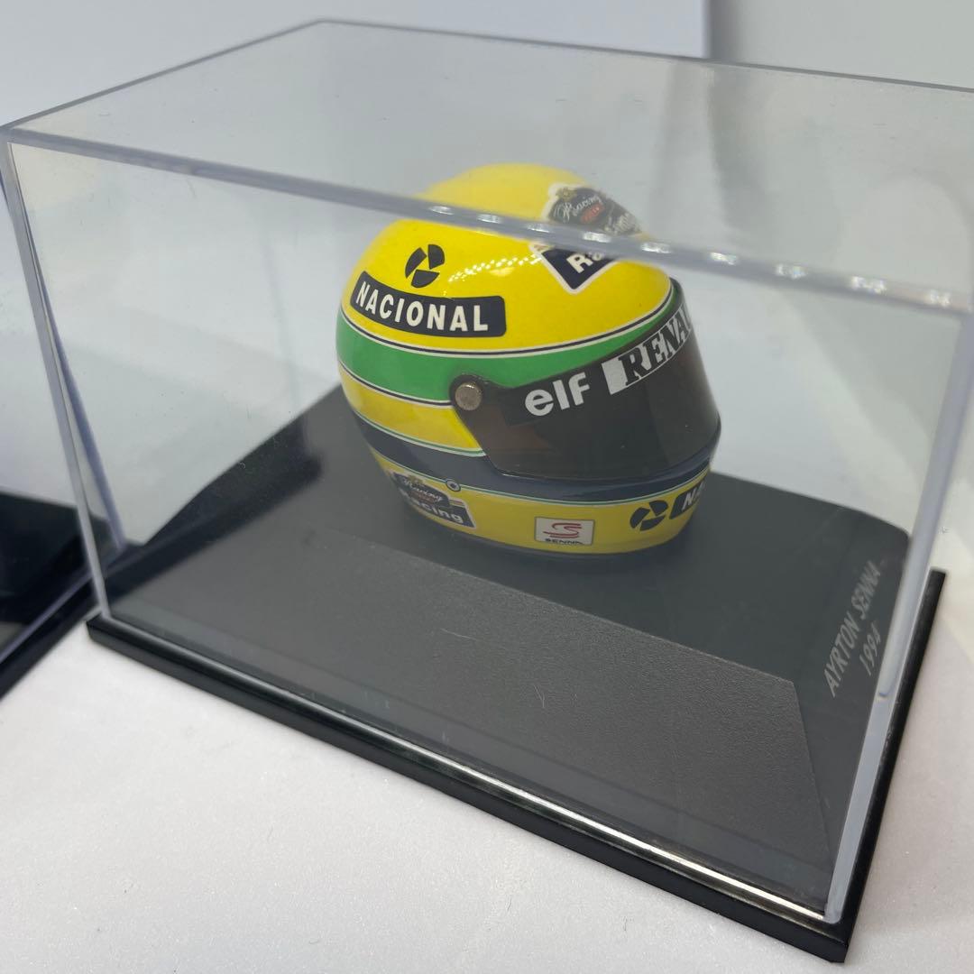 Ayrton Senna ミニチュアヘルメット 1991 1994 箱無し。