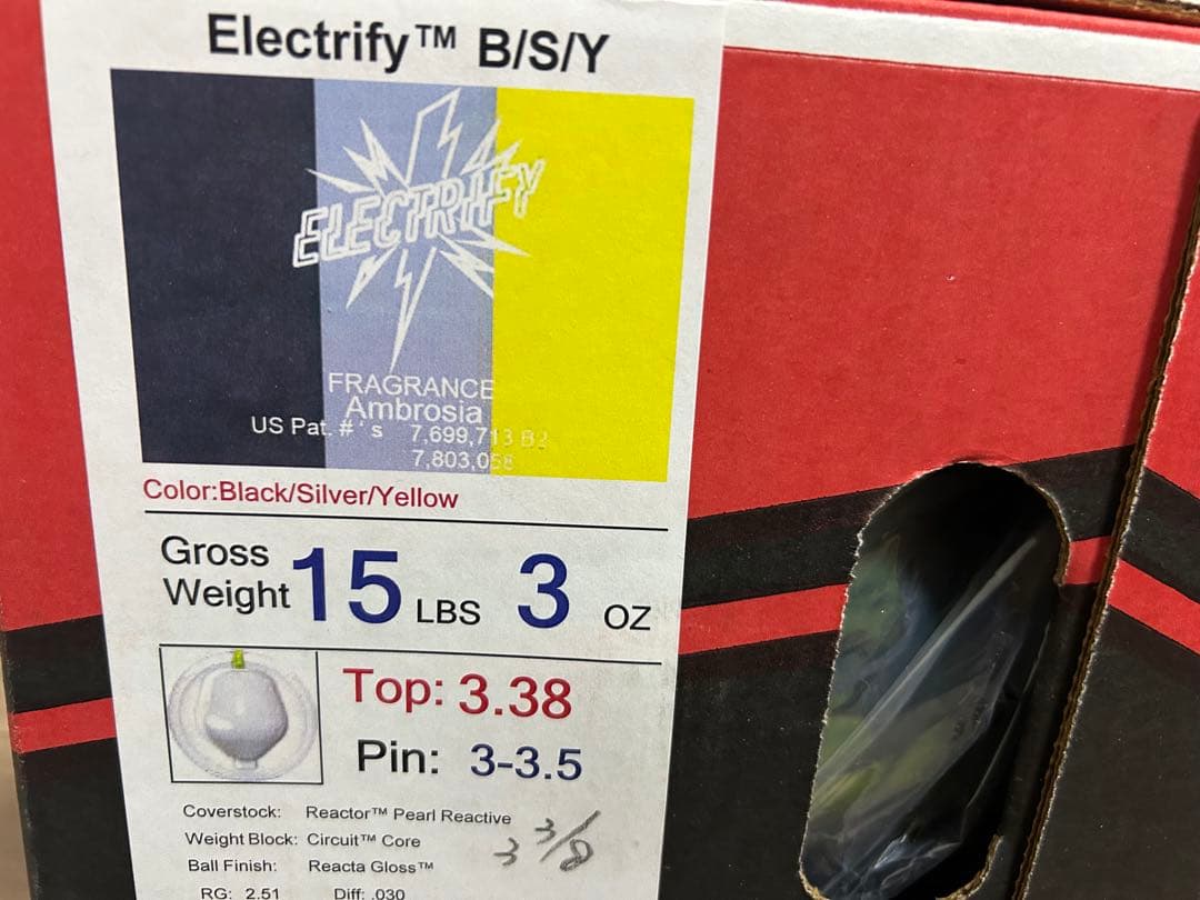 送料込み【新品】エレクトリファイB/S/Y ストーム15ポンド3オンス 1