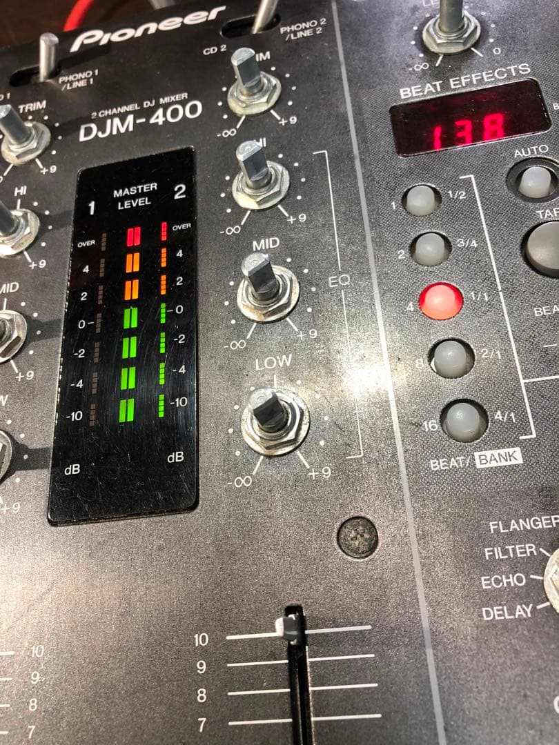 pioneer dj パイオニア　DJM-400 縦フェーダー新品