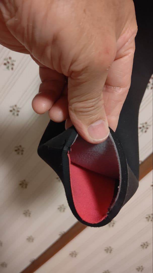 黒 フルスーツ Vネック