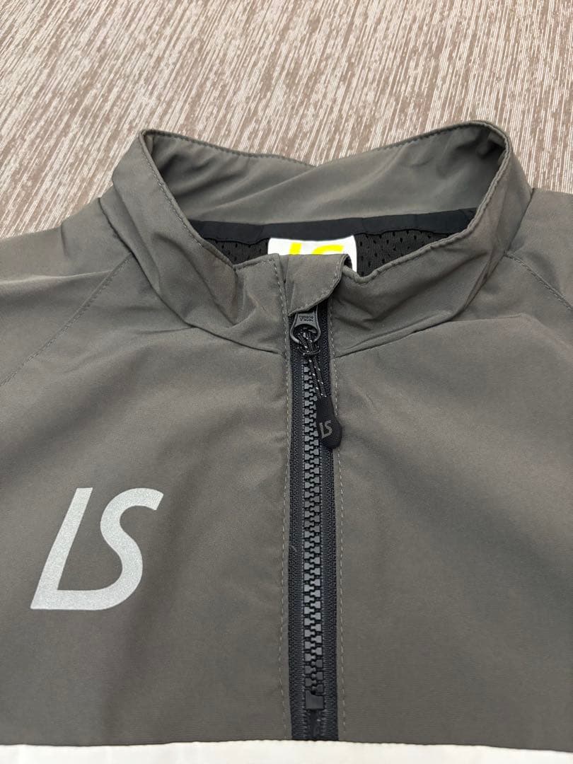 ルースイソンブラ ジュニア ストレッチタフタメッシュハーフジップトップ