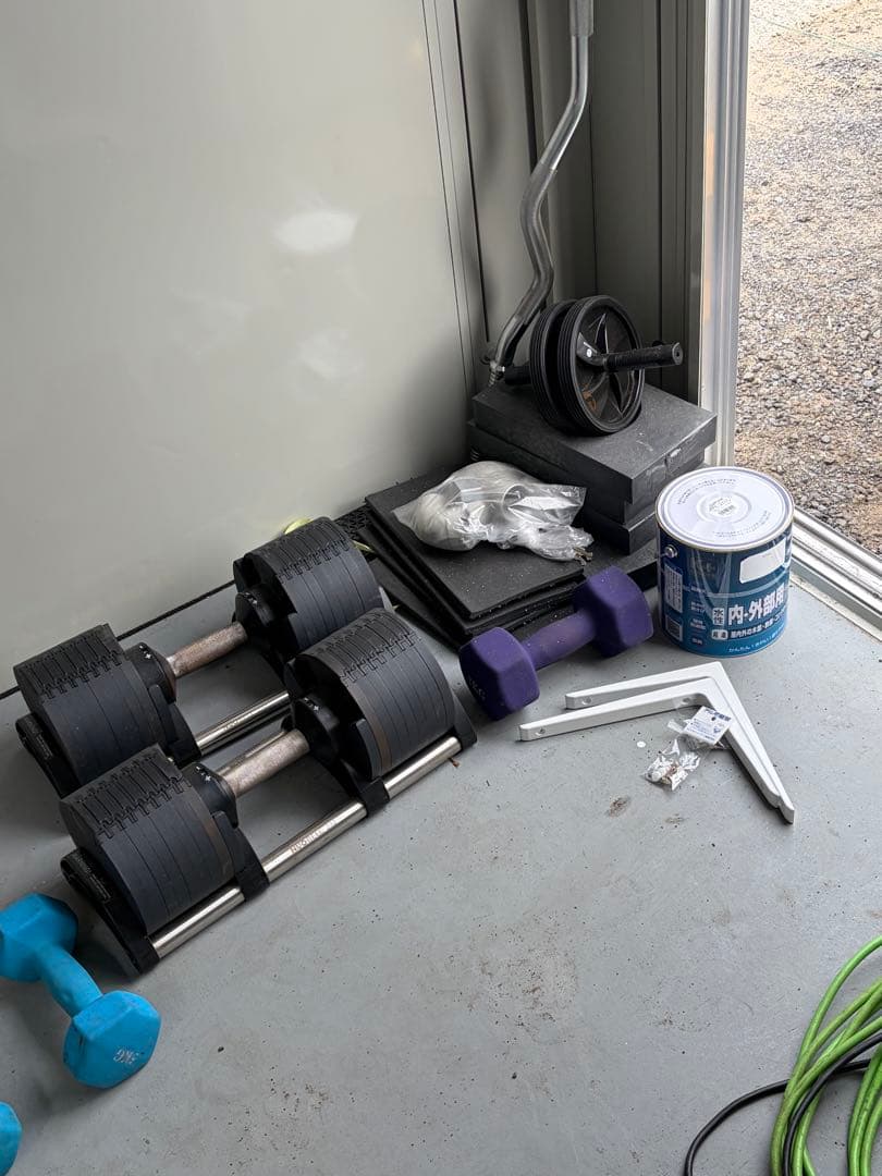 パワーラックとダンベルセット