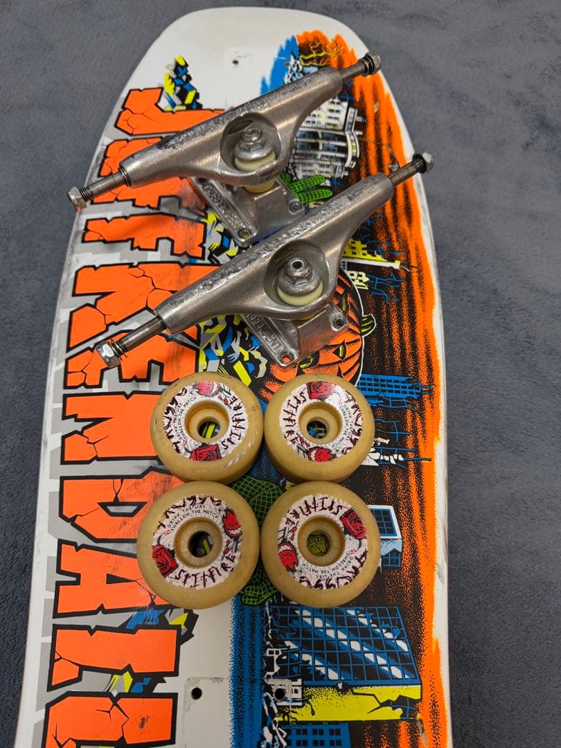 SANTA CRUZ Jeff Kendall デッキ　ウィール　セット