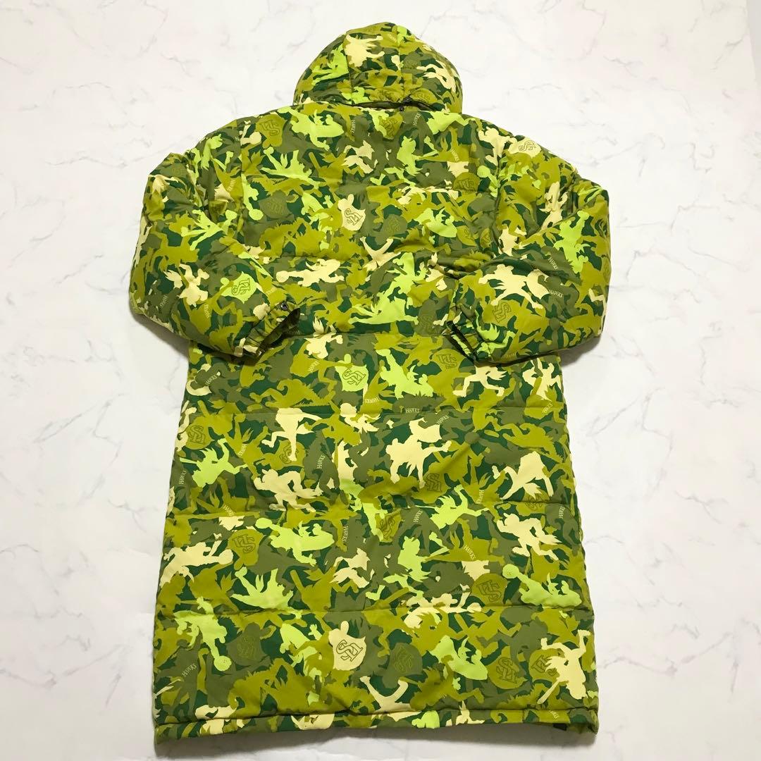 【美品】【Lサイズ】福岡ソフトバンクホークス ダウンジャケット 総柄