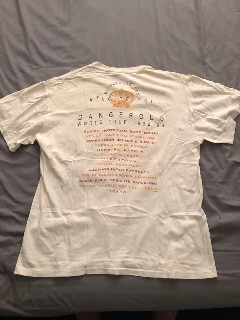 ヴィンテージ　80〜90年Michael Jackson ツアーTシャツ